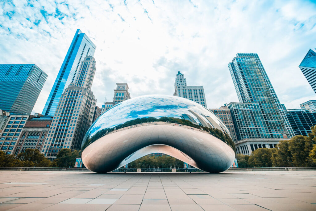 Chicago's iconic Bean