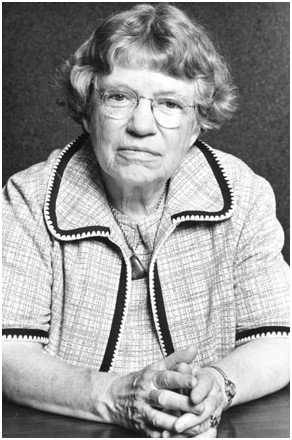 A photograph of the anthropologist Margaret Mead, PhD